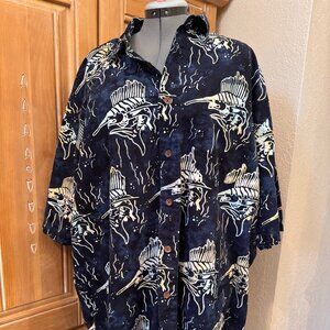 Fish Tech 3XLT Mans shirt. Brand new never worn.
